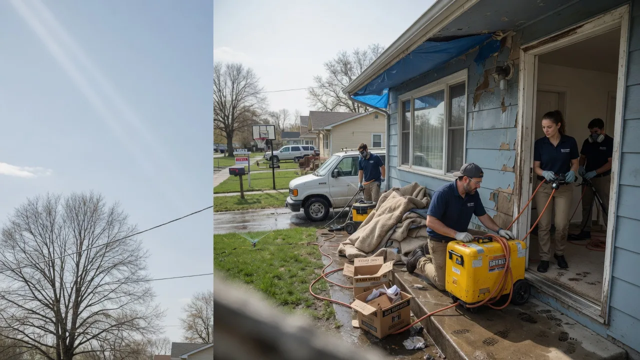 Basement Flood Cleanup in Thomson, IL near me